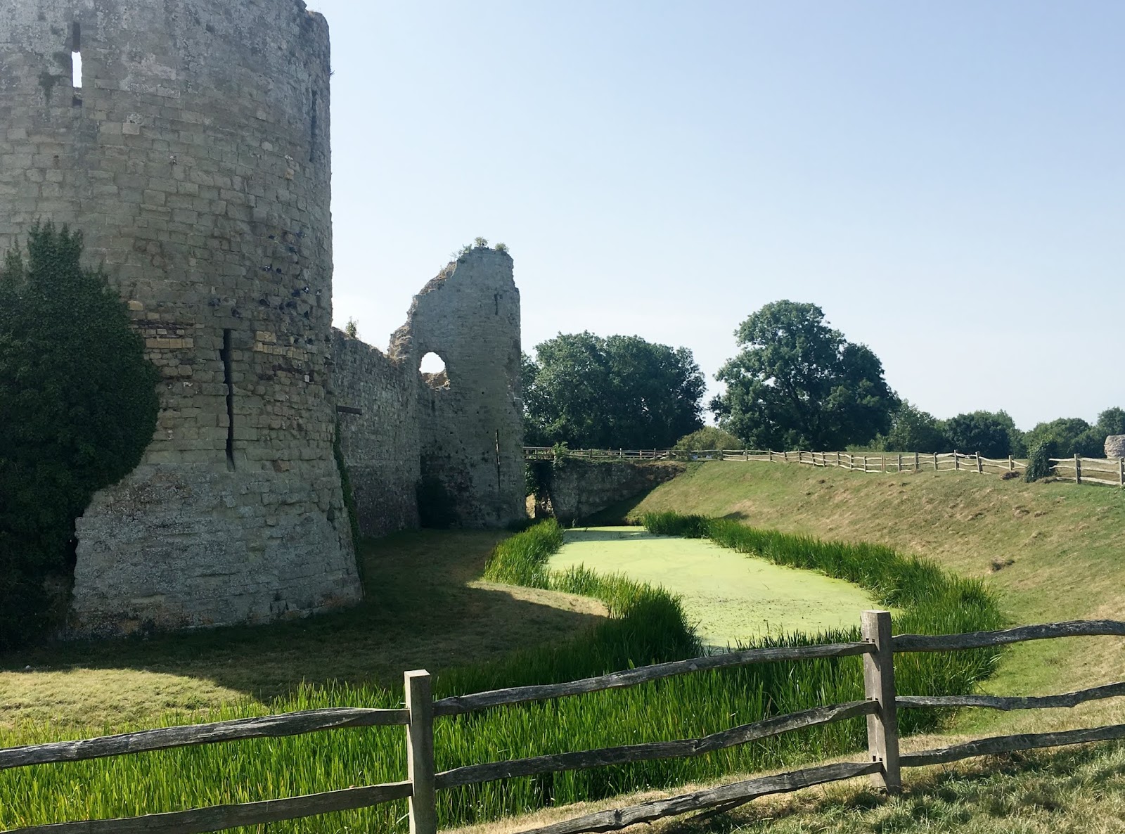 Pevensey Castle with Hastings Battleaxe